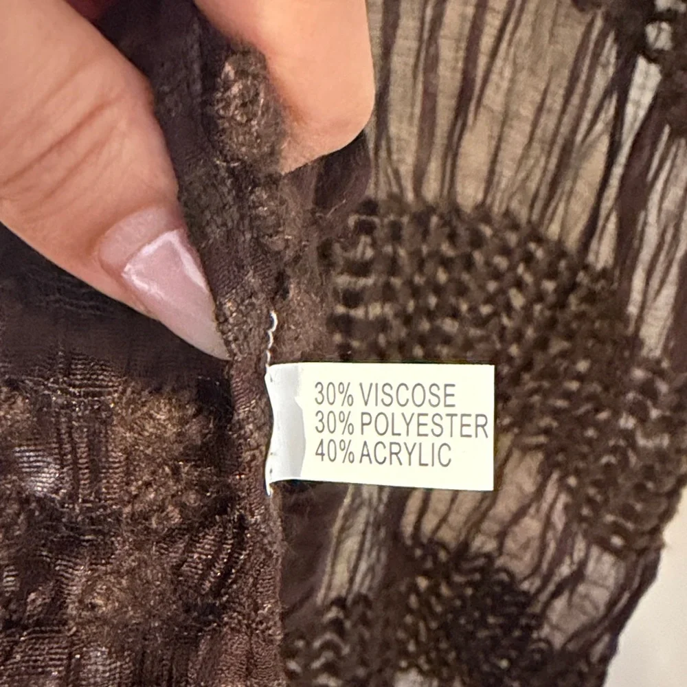 Brown scarf great condition